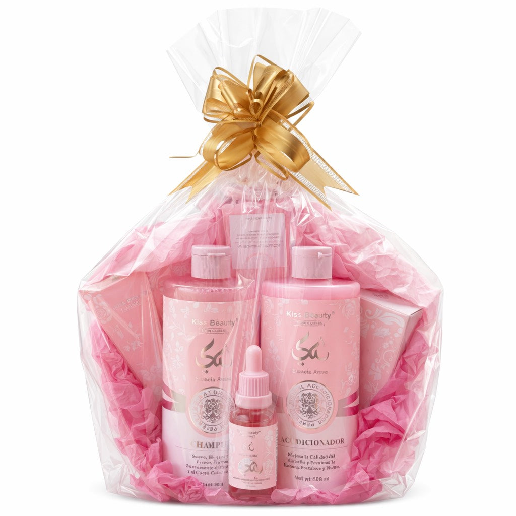 Cesta Yara Rosa – Regalo San Valentín | Perfume y Cosmética